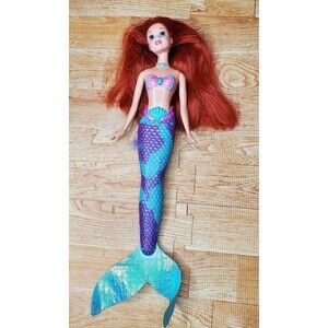 Disney Ariel The Little Mermaid Color Changing Tail Barbie Mattel 2009